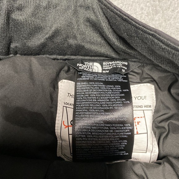 The North Face Freedom Insulated Pants Boys Medium Black Youth Snow Ski Dryvent - Picture 2 of 9